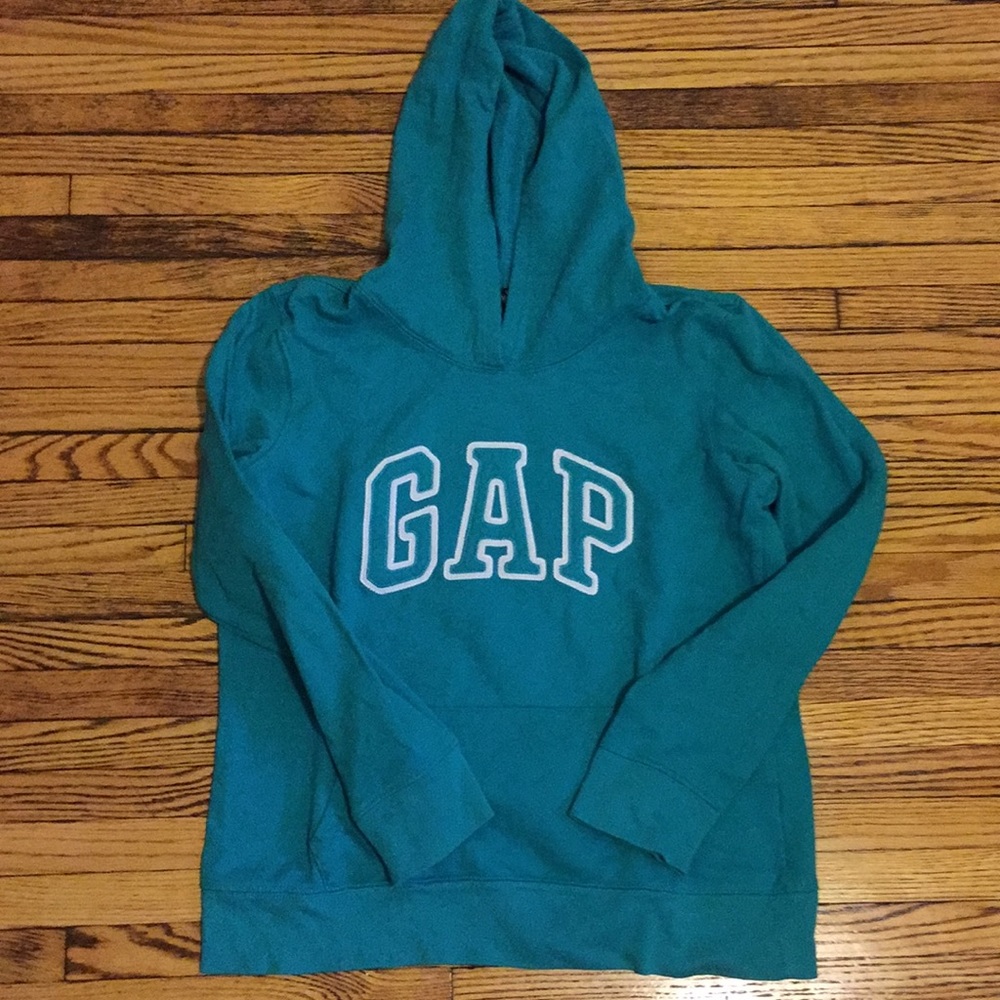 Gap Teal Pullover Hoodie